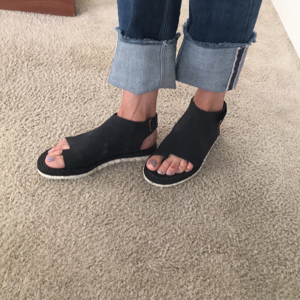Derik people leather sandals size 8